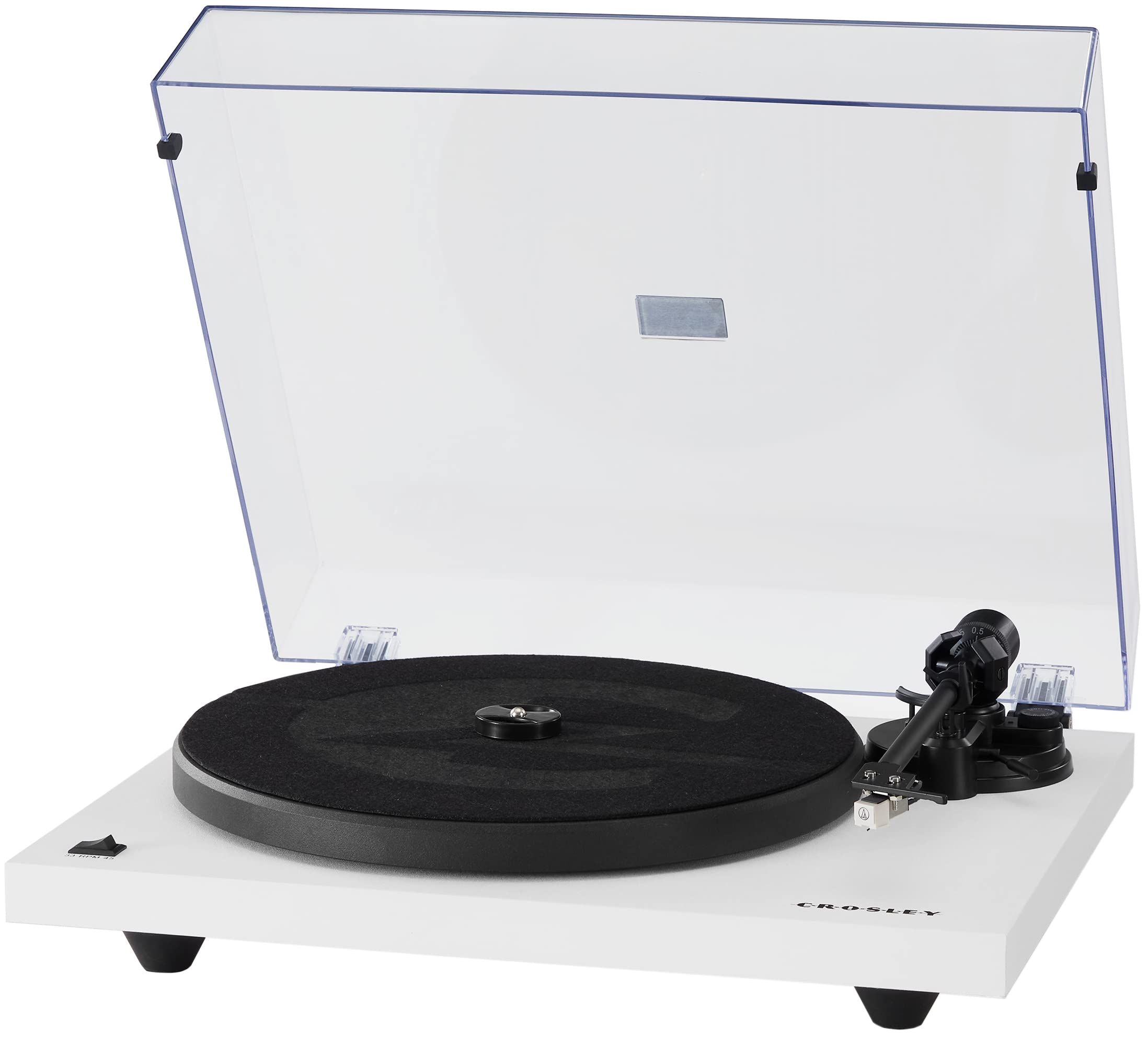 Amazon.com: Crosley C6B-WH Belt-Drive Bluetooth Turntable Record